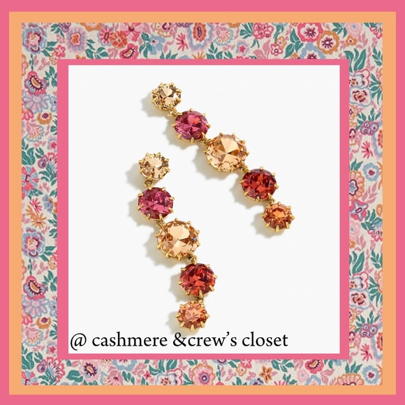 J. Crew Jewelry - NWT, JCrew Crystal Drop Earrings J. Crew Jewelry - NWT, JCrew Crystal Drop Earrings